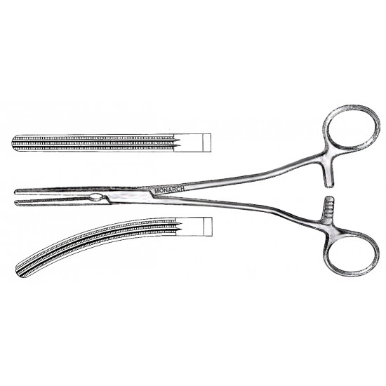 Masterson Hysterectomy Forceps, Straight; Length: 25.5cm (10")