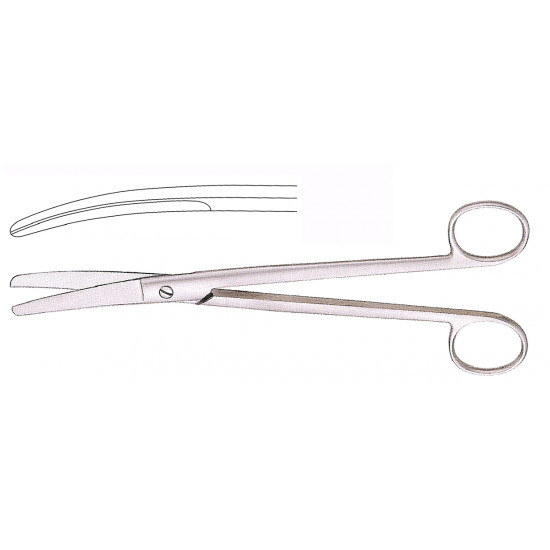 Sims Uterine Scissors, Curved, 8"