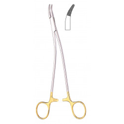 Stratte Needle Holder, Curved, S- Shaped, TC,  9 1/4"