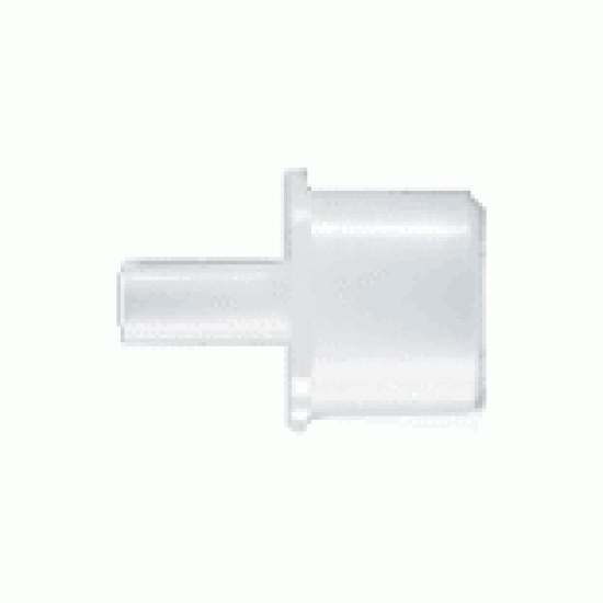 Reducer for Smoke Evacuator, Connects Pre-Filter (#1136100) to 3/8" Patient Tubing Set (#1133010), Box of 10